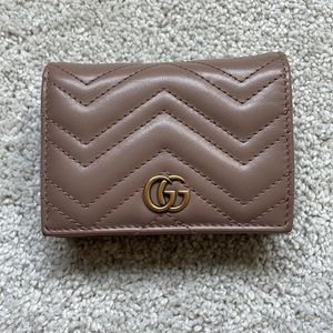 Gucci GG Marmot Collection in Dusty Pink Leather